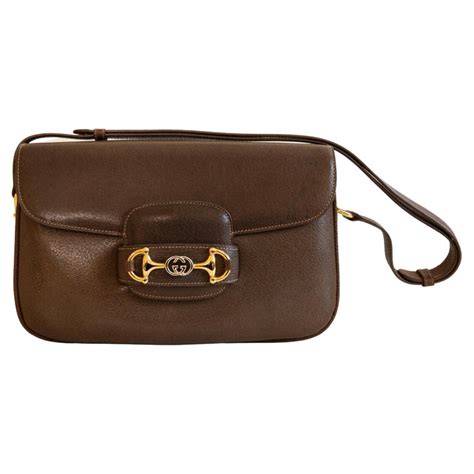 gucci brown horsebit bag|vintage gucci horsebit bag.